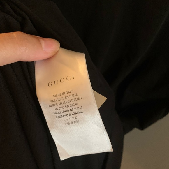 Gucci midi classic Black Dress lbd cocktail dress quiet luxury old money - Picture 5 of 7